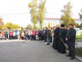 Священник Бердичівського благочиння взяв участь в урочистому відкритті пам’ятника Героям Небесної Сотні в смт Гришківці