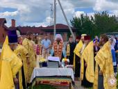 Митрополит Никодим очолив недільну літургію у кафедральному соборі та звершив освячення місця під храм-часовню у Пулинському районі!