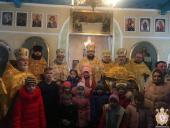 Архіпастир звершив святкову літургію у Свято-Різдво-Богородичному храмі м.Андрушівка.
