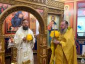 Митрополит Никодим звершив Божественну літургію у храмі на честь праведного Никодима у Житомирському єпархіальному управлінні.