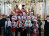 Святкова літургія в Свято-Троїцькому храмі м. Коростишів.
