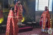 У суботу світлої седмиці митрополит Житомирський і Новоград-Волинський Никодим звершив Божественну літургію у Свято-Успенському архієрейському соборі міста Житомира.
