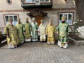 ГОРОДНИЦЯ. Митрополит Никодим взяв участь у святковому богослужінні з нагоди пам'яті прп. Симеона Стовпника