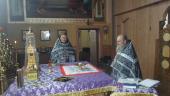 Перша седмиця посту у Свято-Миколаївському храмі смт. Попільня.