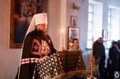Останню частину покаянного канону митрополит Никодим звершив у Свято-Анастасіївському монастирі Житомира.