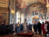 Архієрейське богослужіння у Свято-Хрестовоздвиженському кафедральному соборі на Стрітення Господнє