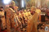 В день пам'яті святого апостола Андрія Первозванного митрополит Никодим звершив Божественну літургію в храмі на честь Різдва Пресвятої Богородиці в смт. Чуднів!