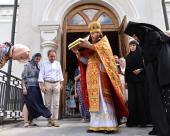 Житомиряни провели ковчег із чесними мощами святих священомученика Киприяна та мучениці Іустини!
