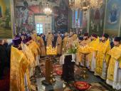 Сповідь духовенства Чуднівського благочиння. Архієрейське богослужіння у храмі Різдва Пресвятої Богородиці.