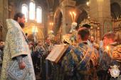 Митрополит Никодим очолив святкове вечірнє богослужіння накануні Благовіщення Пресвятої Богородиці!