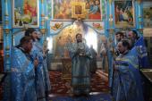 Вільха. Архієпископ Никодим очолив Божественну літургію святителя Іоанна Златоустого у Свято-Покровському храмі.
