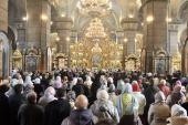 Вербна Неділя. Божественна літургія у Житомирському Спасо-Преображенському кафедральному соборі
