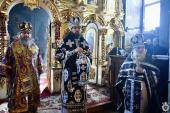 Митрополит Никодим звершив літургію у Спасо-Преображенському Тригірському монастирі.