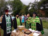 У селі Великій П’ятигірці освятили нові куполи і хрести Свято-Хрестовоздвиженського храму!