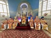 Митрополит Никодим звершив Божественну літургію у Свято-Успенському архієрейському соборі міста Житомир.