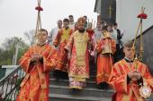 У третій день Пасхи митрополит Никодим очолив Божественну літургію в Успенському архієрейському соборі на Подолі!